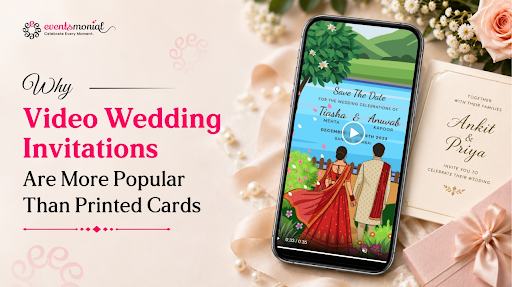 Why Video Wedding Invitations Are More Popular Than Printed Cards