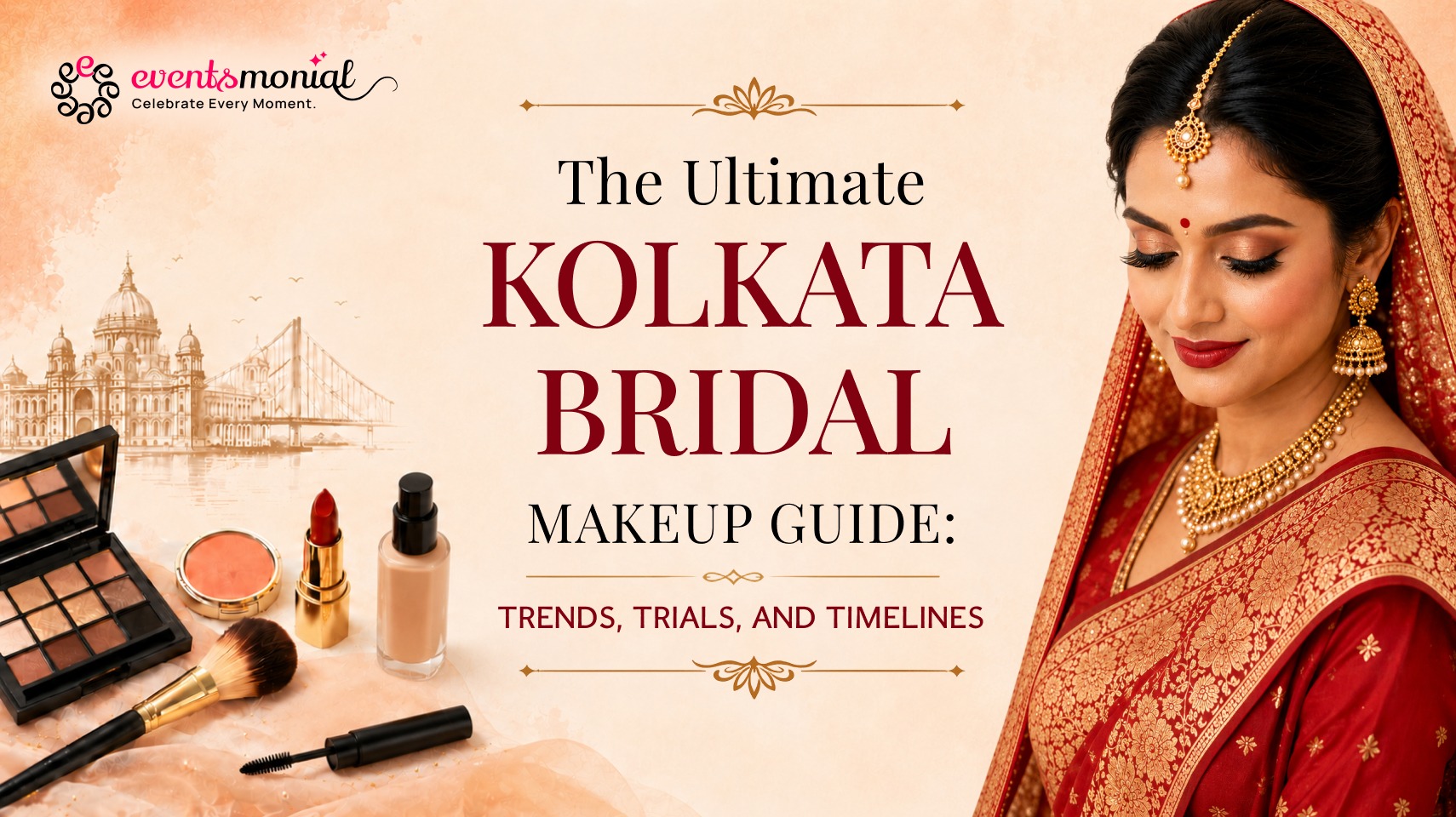 The Ultimate Kolkata Bridal Makeup Guide: Trends, Trials, and Timelines
