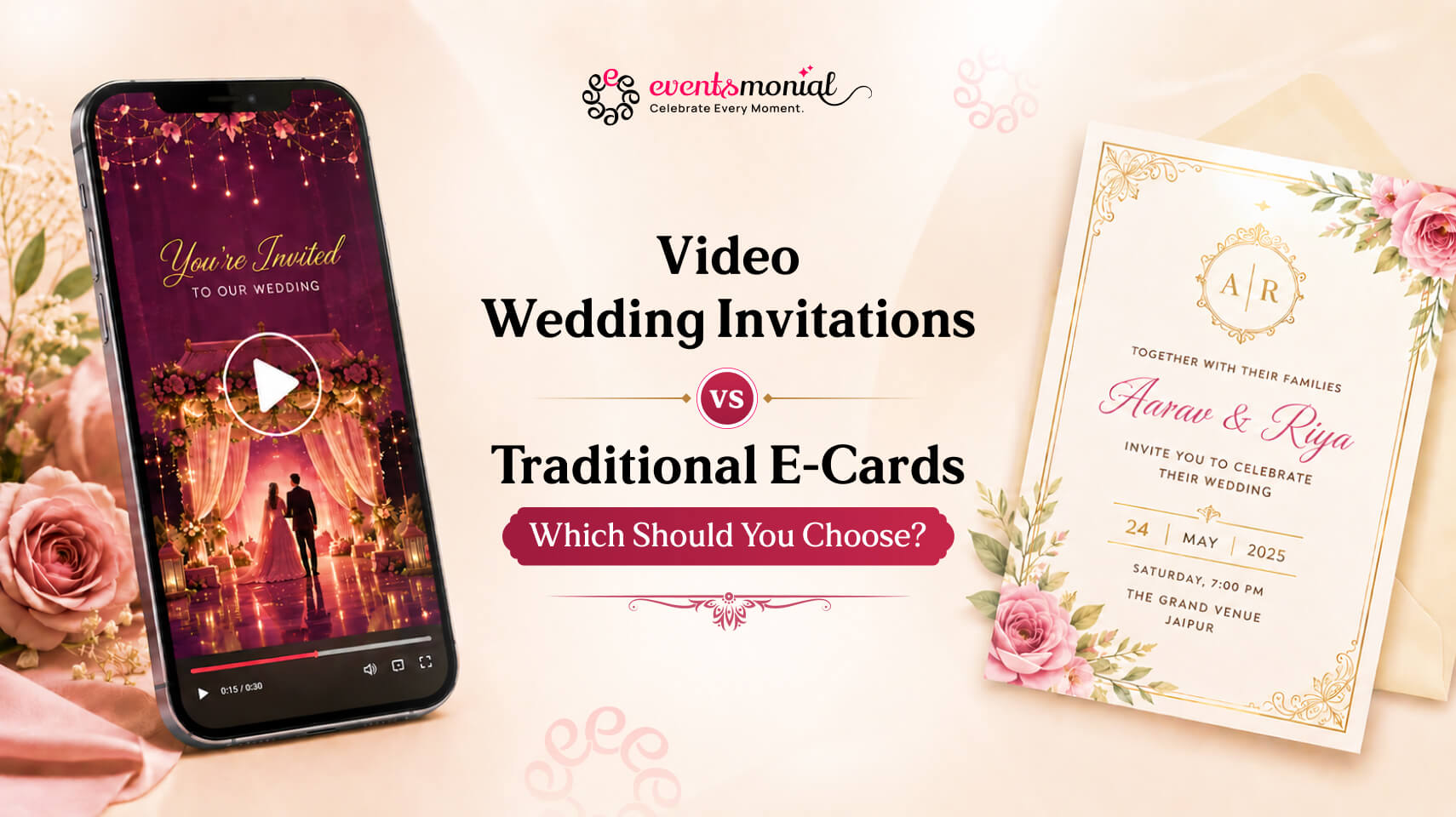 Wedding Invitation Video Card Vs Traditional E-Cards: Which Should You Choose?