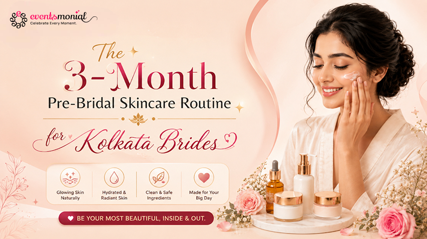 The 3-Month Pre-Bridal Skincare Routine for Kolkata Brides