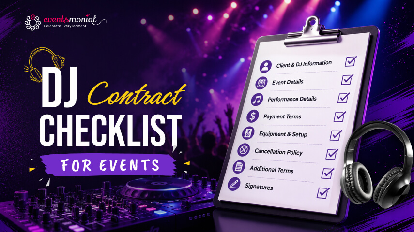 DJ Contract Checklist: Everything You Need Before Signing for Your Event